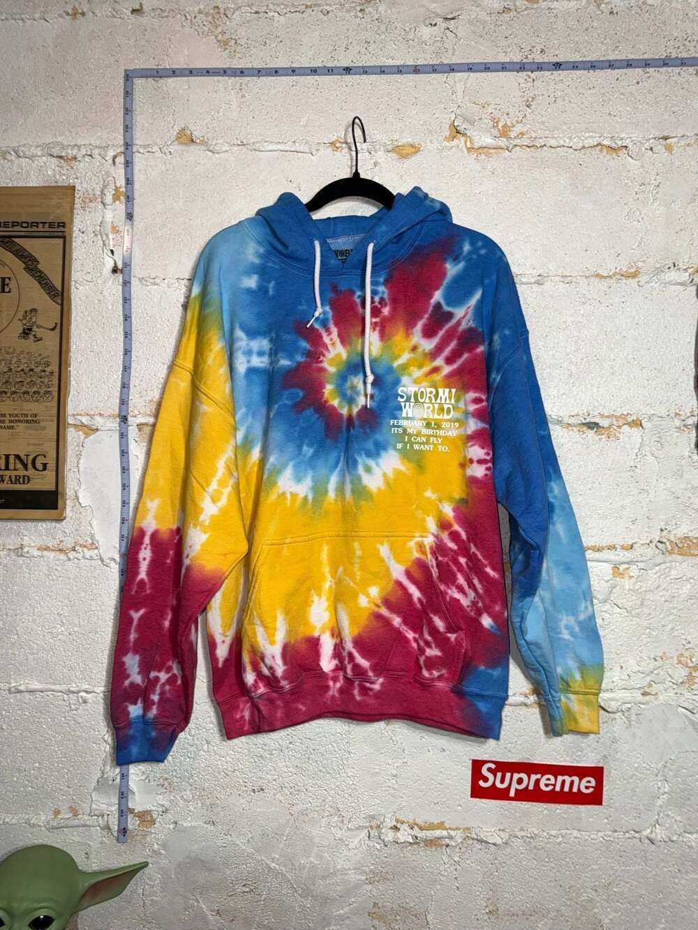 Travis Scott Cactus Jack StormiWorld Tie-Dye Hoodie Size L